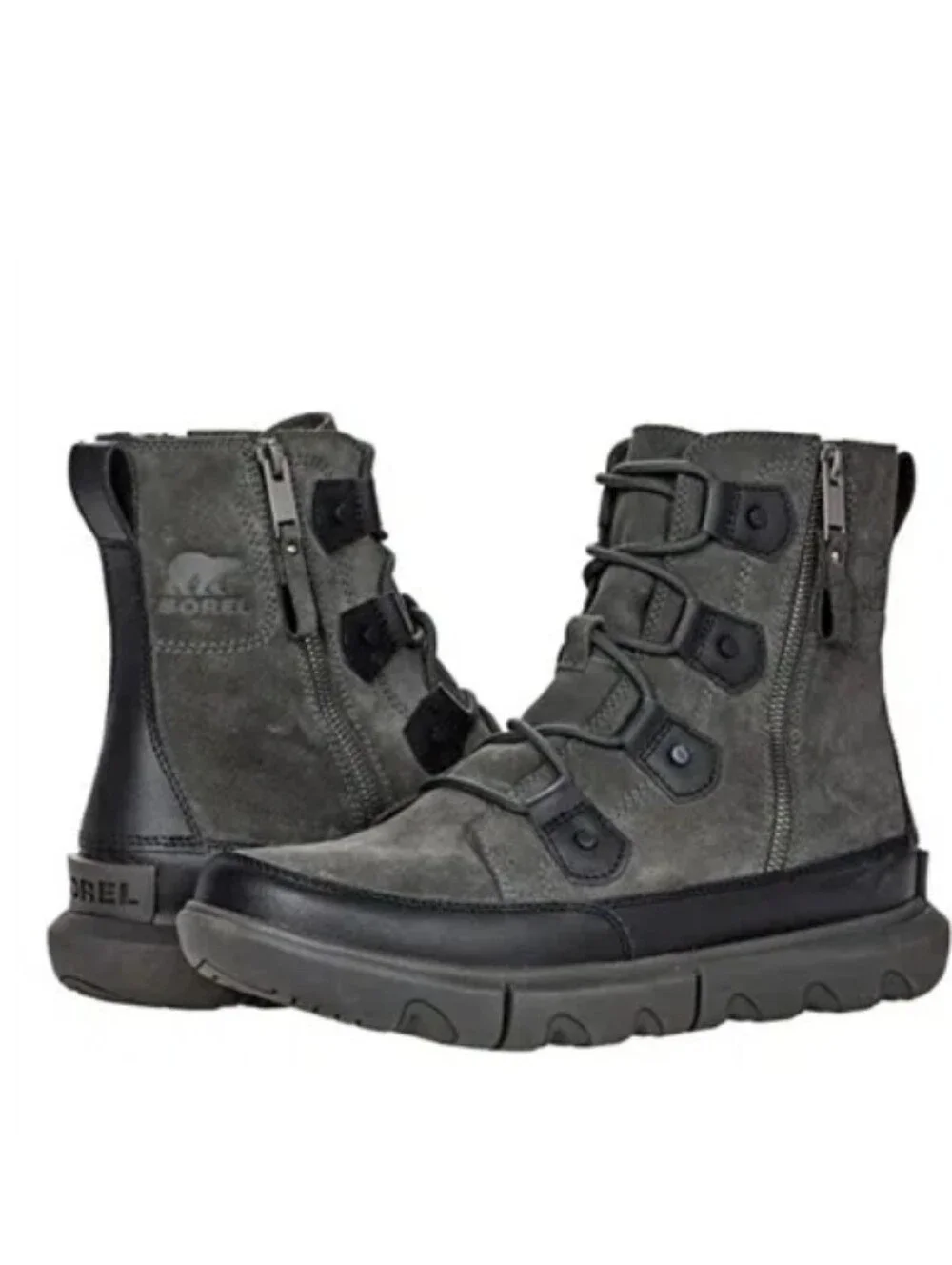 Sorel Men's Explorer Boot Dual Zip Waterproof Size 7.5